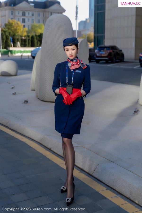 Coral 顾乔楠 [XiuRen]高清写真图 2023.02.20 No.6288 顾乔楠Cora 空姐制服第7张图片